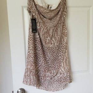 Animal print mini dress
